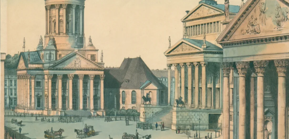 Large classically styled buildings