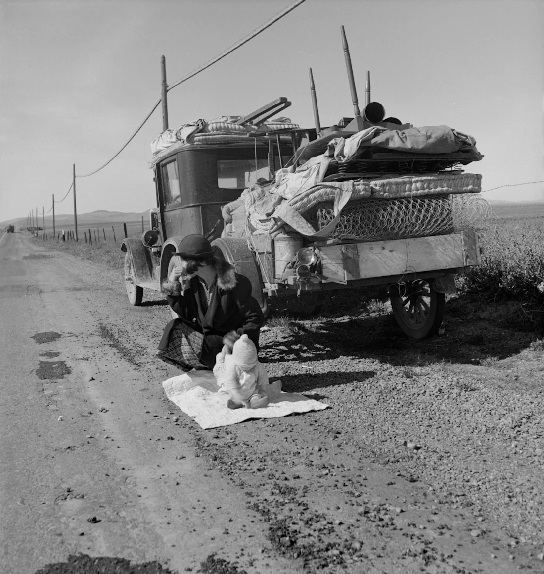 Through the eyes of Dorothea Lange | Europeana, image size:1100x1159