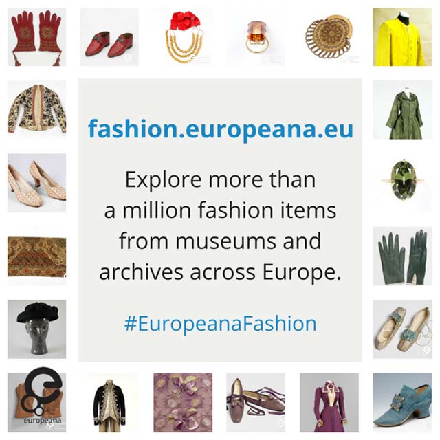 explore more than a million fashion items on Europeana Fashion