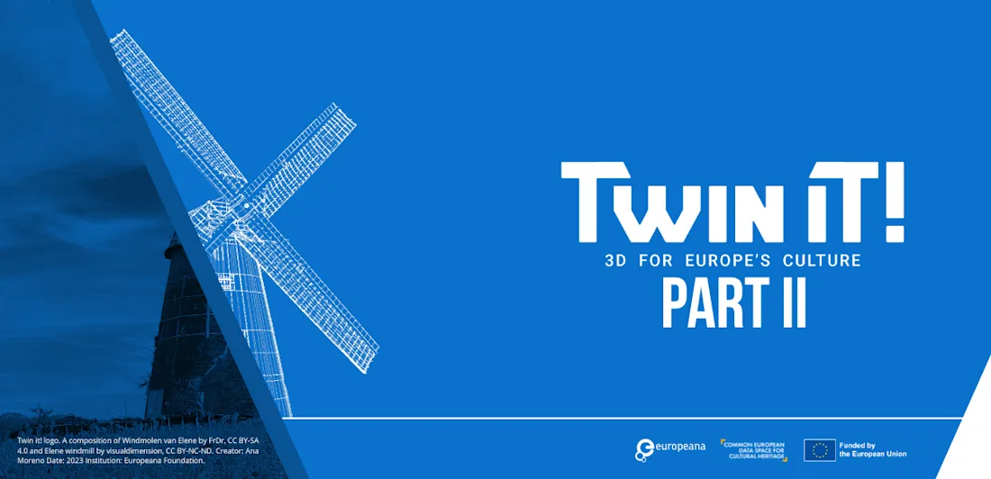 The Twin it! logo, a windmill