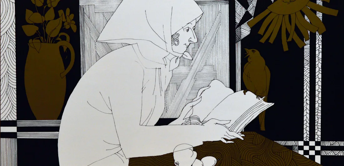 A person reading a book