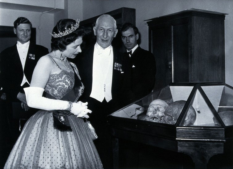 HM Queen Elizabeth II with E.A. Underwood