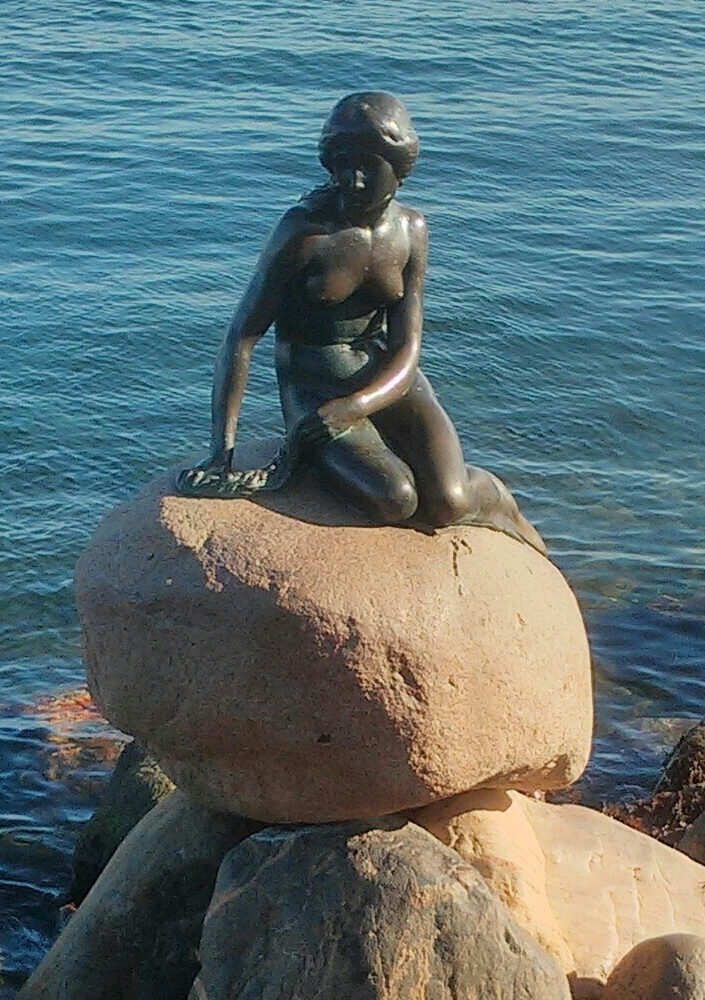 The Little Mermaid, by Edvard Eriksen, in Copenhagen