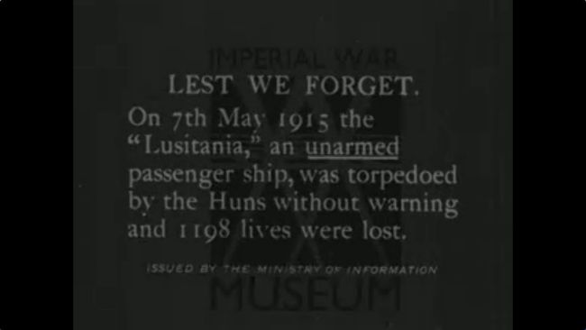 Lest We Forget, 1918. European Film Gateway