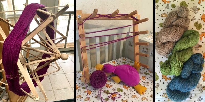 Weaving With a Baby Handwoven