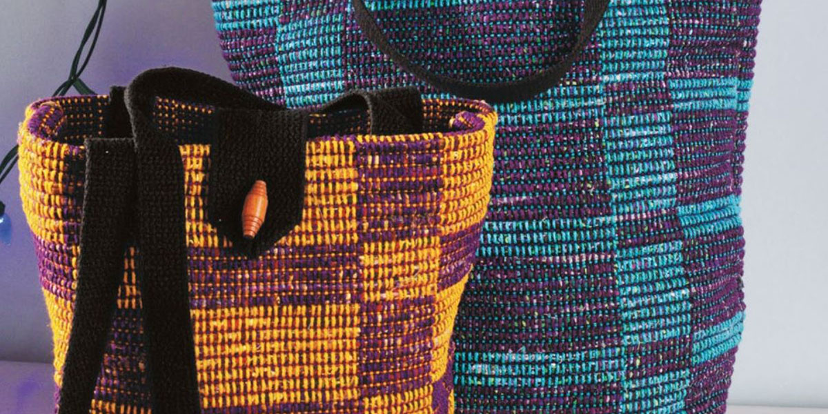 Learn to Make Woven Bags with Free Woven Bag Projects | Handwoven