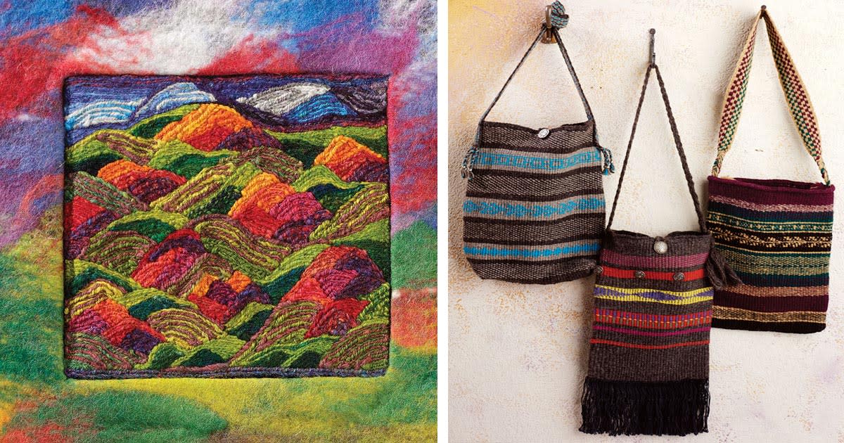 Spin & Explore How to Weave with Simple Looms Handwoven