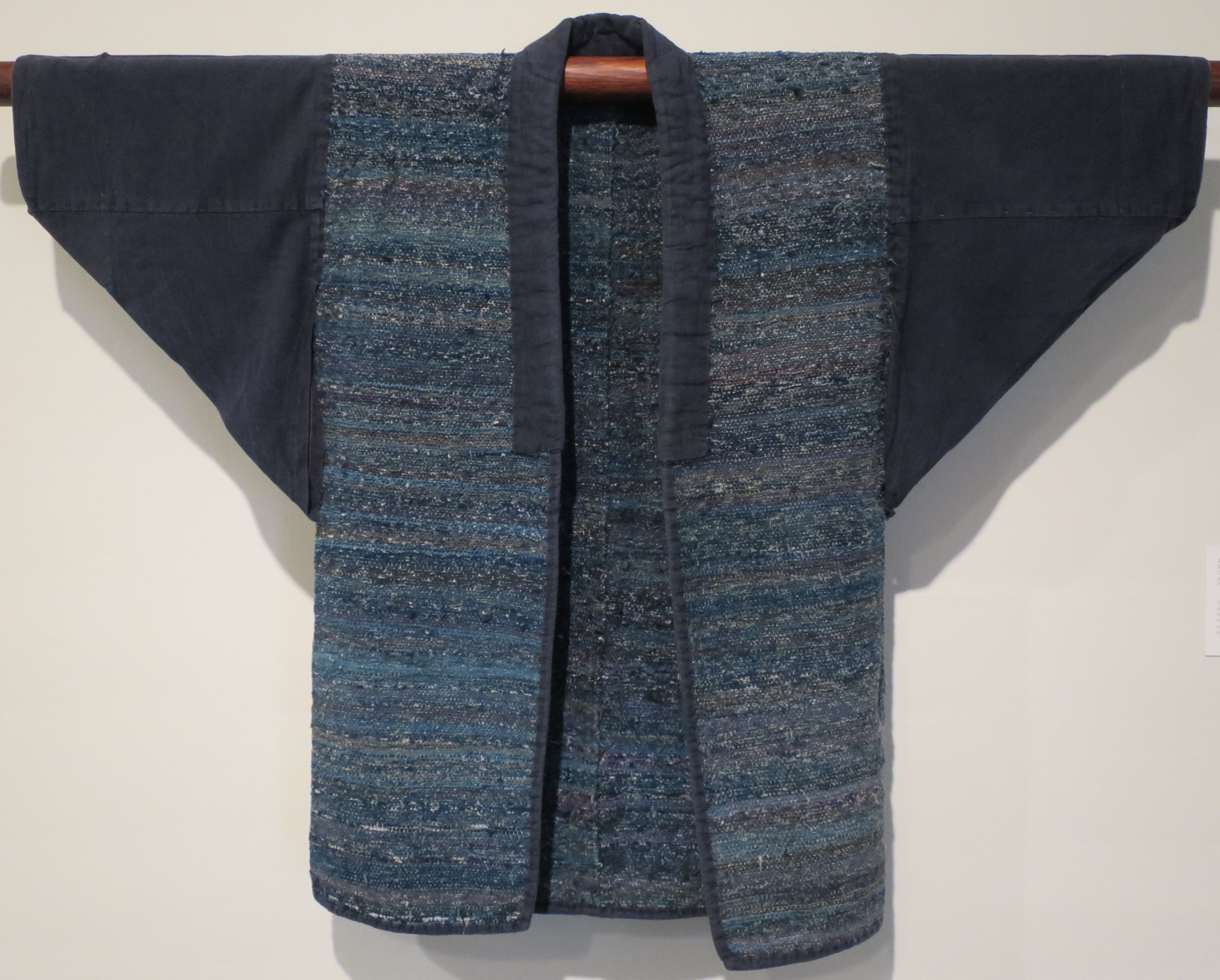 Sakiori (rag woven) work jacket from Japan, Honolulu Museum of Art, 9074.1