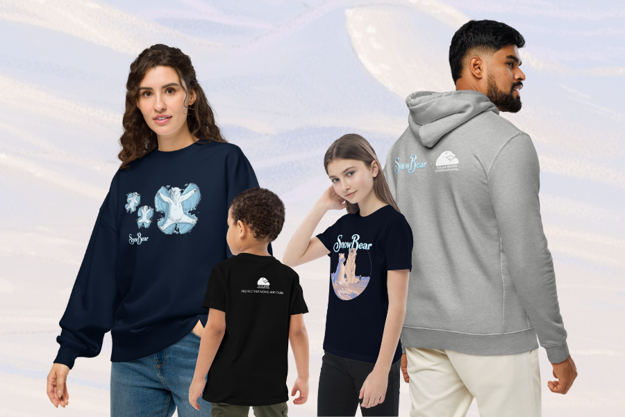 A collage of items available in the PBI merch shop