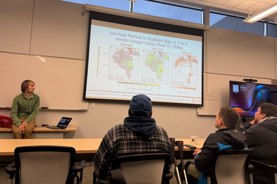 Dr. Alex Crawford Presentation During Churchill Community Exchange