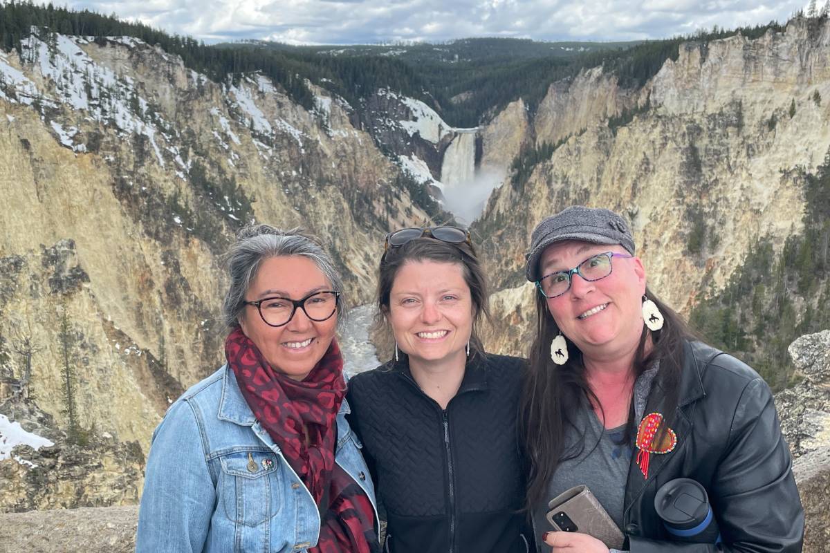 Georgina Berg, Kt Miller, and Katie de Muelles in Yellowstone