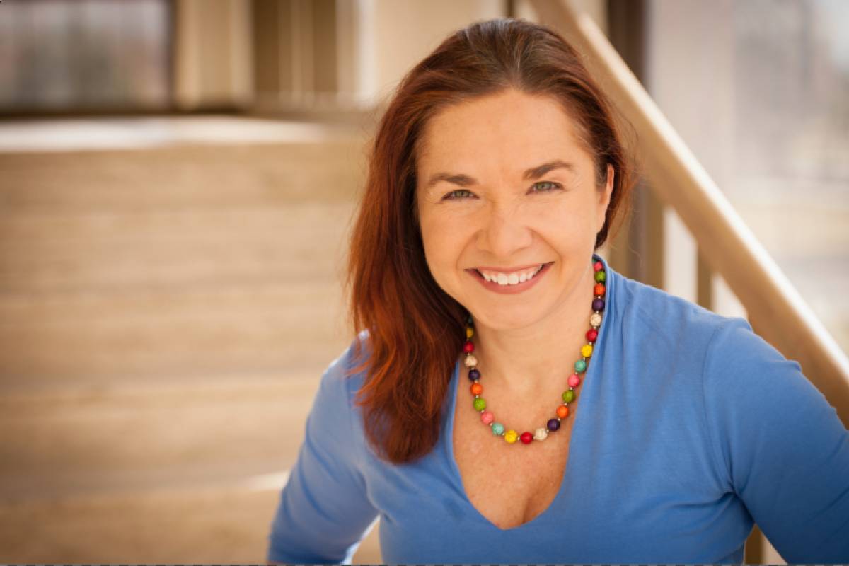 Photograph of Dr. Katharine Hayhoe, a climate scientist