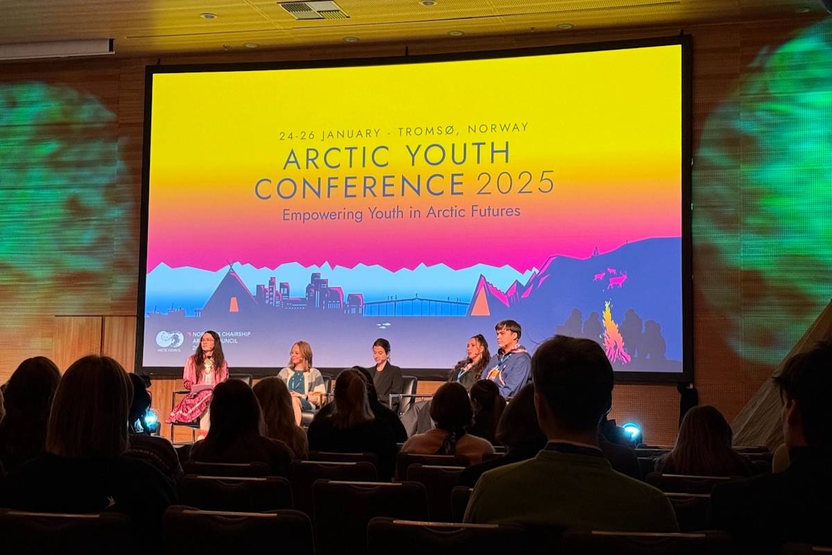 A presentation at the 2025 Arctic Youth Conference