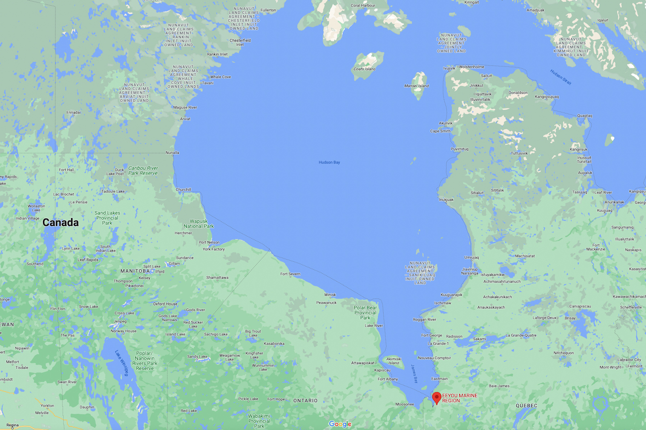 Map of James Bay