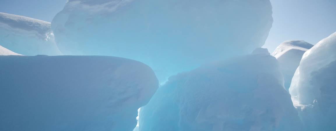 A cluster of glaciers