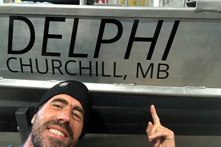 The first official “Delphi Selfie” with our Churchill field assistant, Dave Allcorn