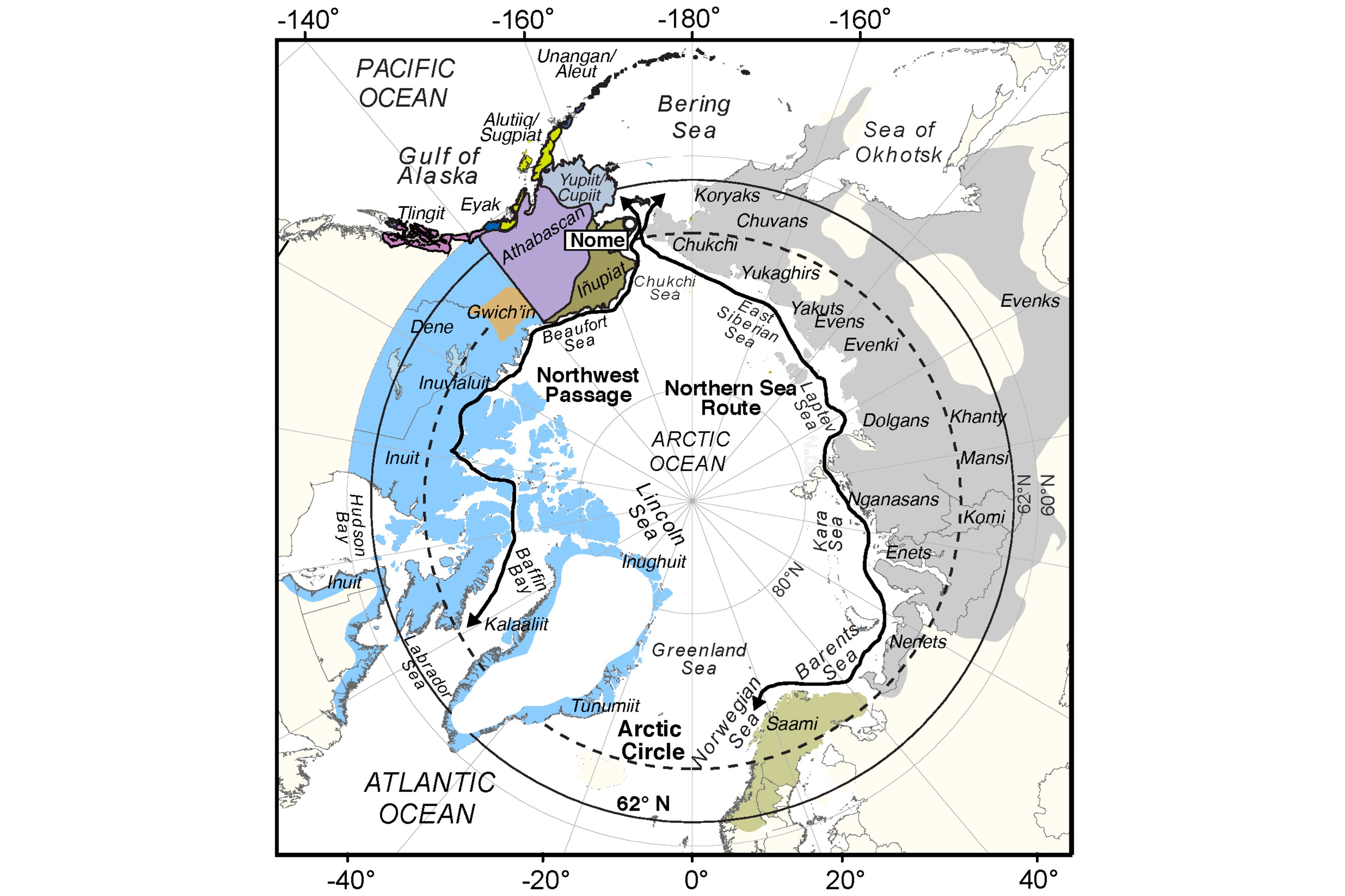 Arctic Indigenous Peoples Map Living With Polar Bears | Polar Bears International