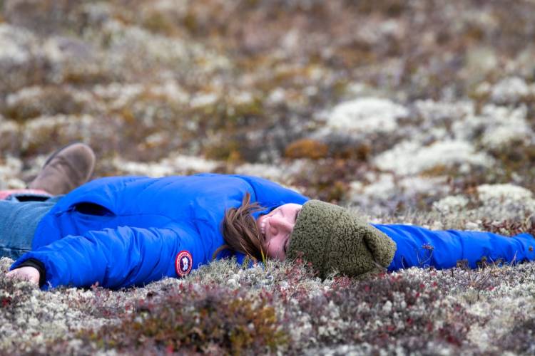 Jenna Beckley on the Tundra