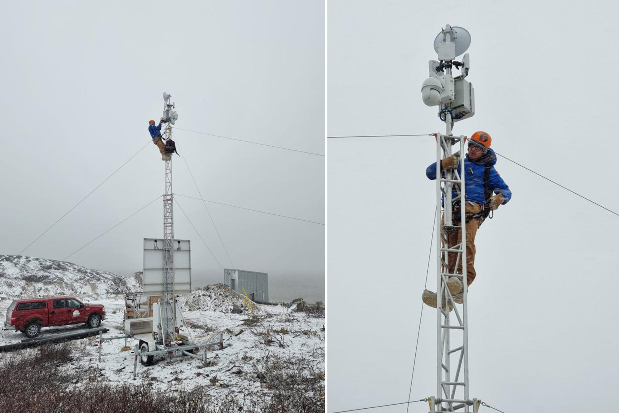 BJ Kirschhoffer a top PBI's mobile "Bear-dar" radar tower
