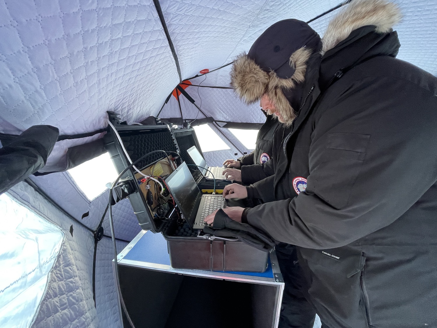 The NORCE drone pilots in the field