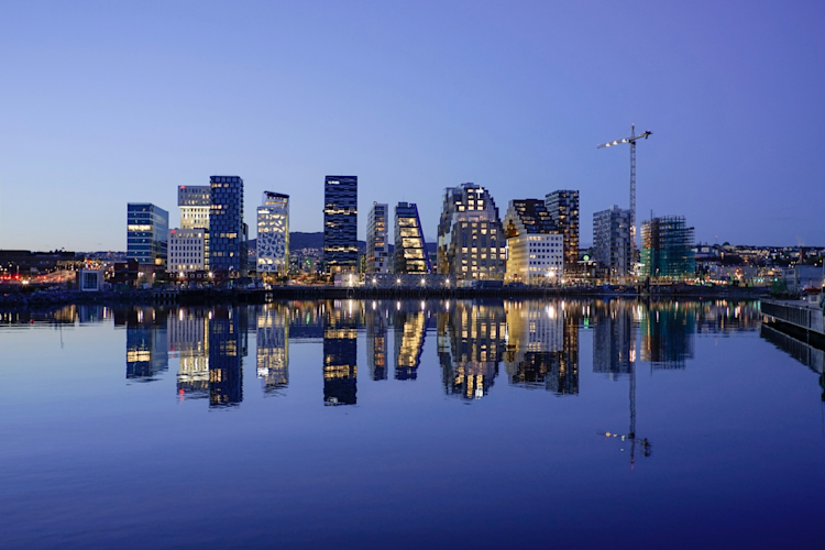 Oslo, Norway from the water