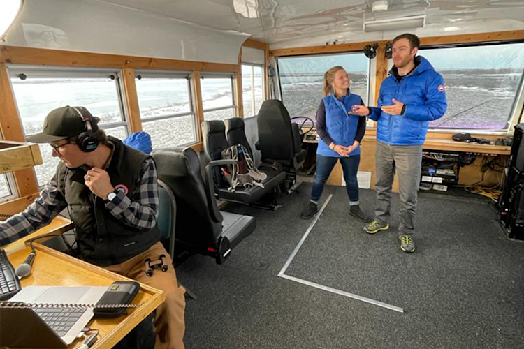 Alysa McCall and Flavio Lehner hosting Tundra Connections on Buggy One