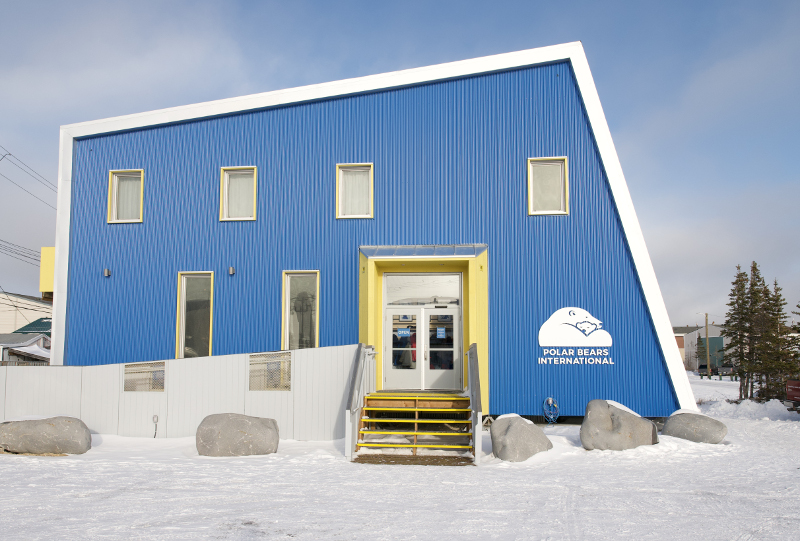 The PBI House on a snowy day.