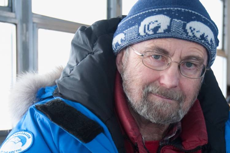 Portrait of Dr. Ian Stirling on a Tundra Buggy