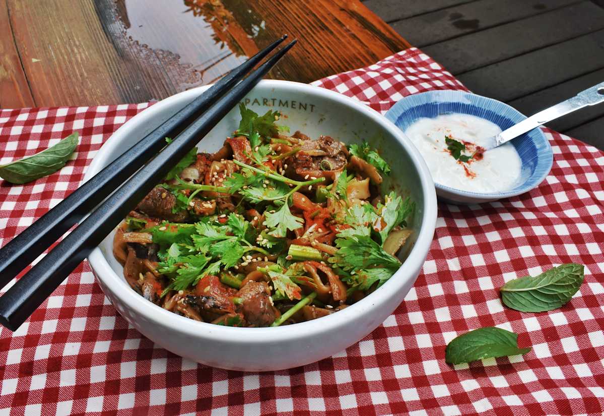 Cumin Lamb Noodles Journey East