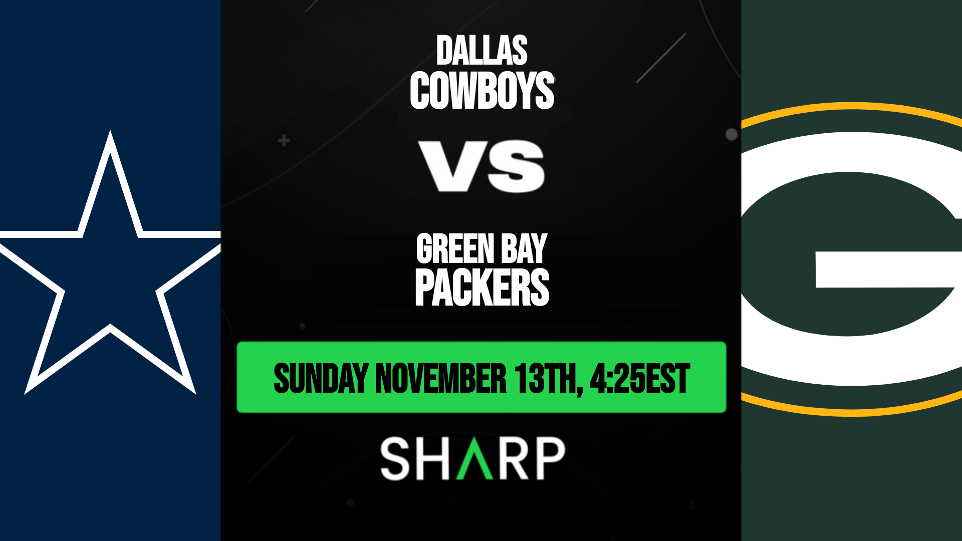 Dallas Cowboys vs Green Bay Packers - November 13, 2022