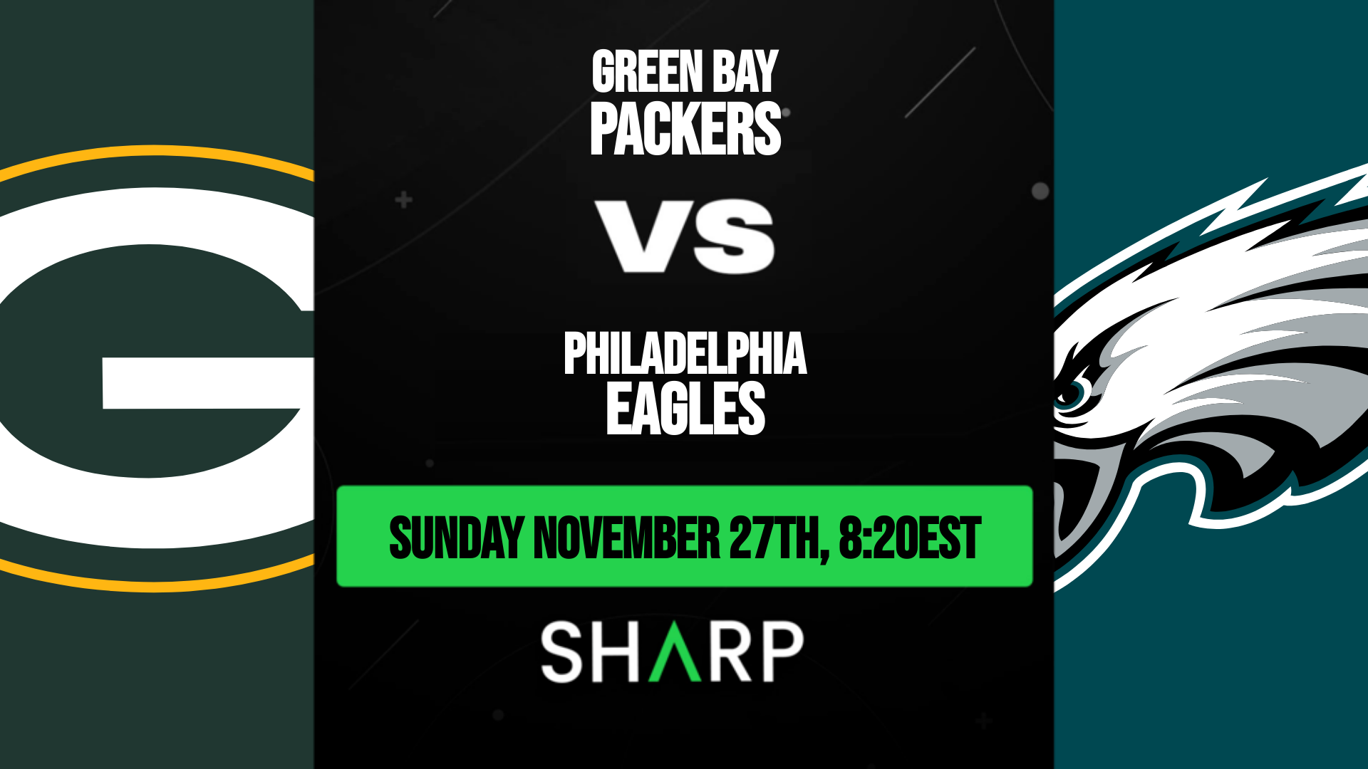 Green Bay Packers vs. Philadelphia Eagles football live stream (11/27/22):  How to watch, time, channel. 