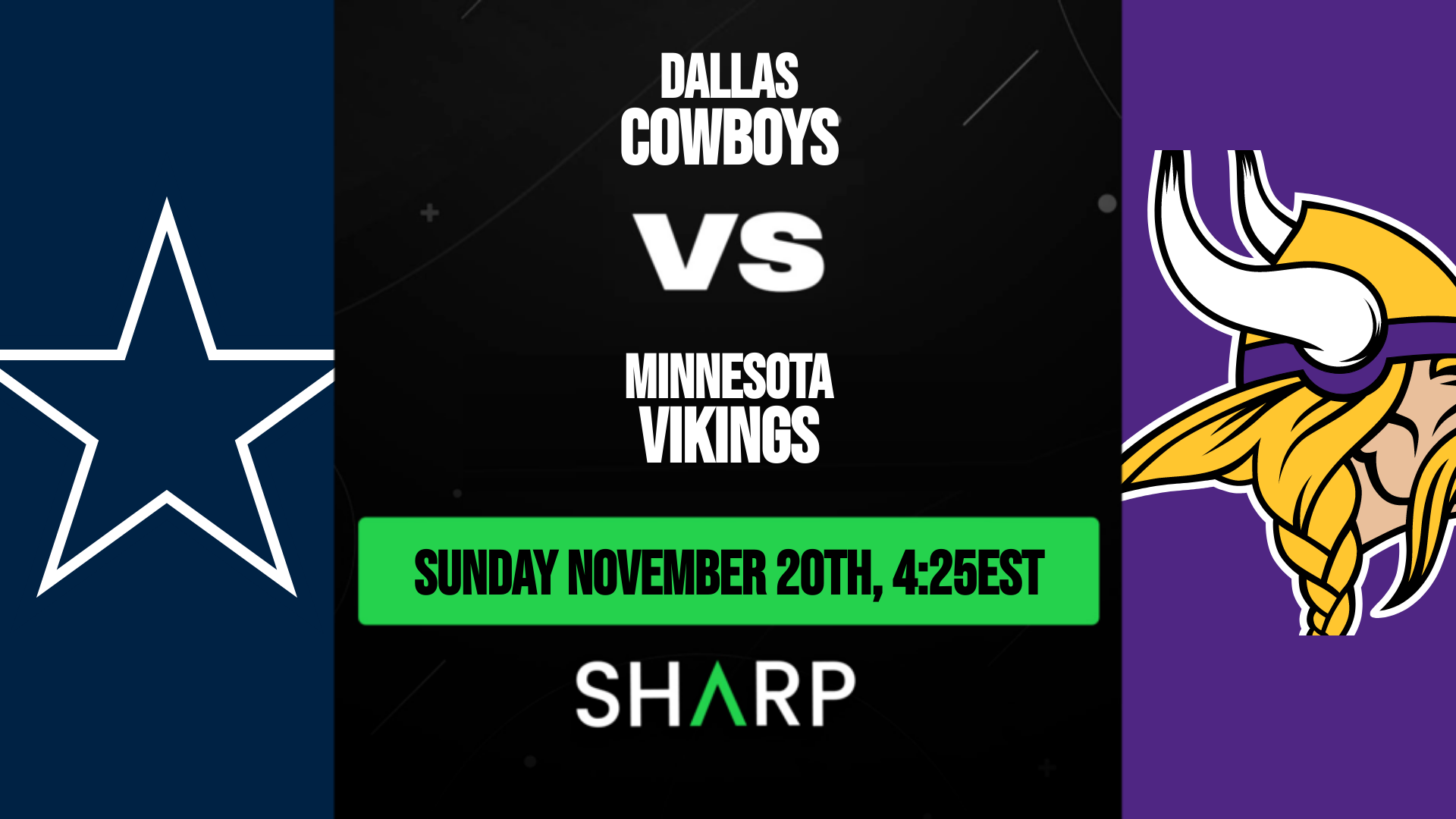 Dallas Cowboys vs Minnesota Vikings - November 20, 2022