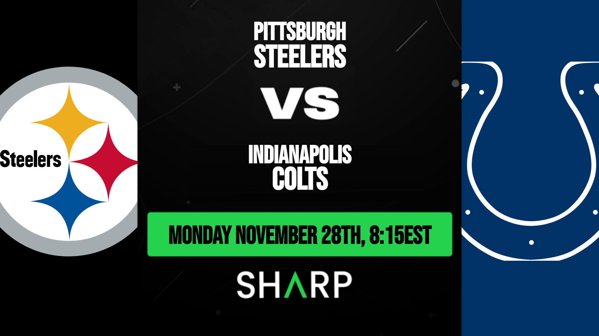 Pittsburgh Steelers vs Indianapolis Colts Matchup Preview