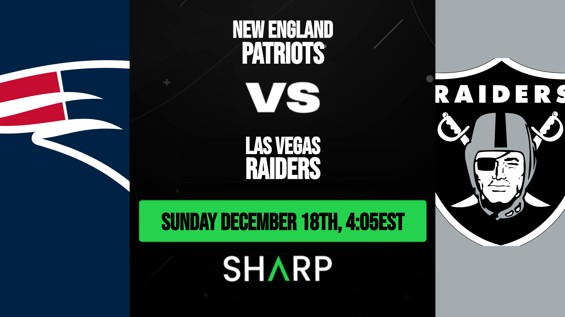 New England Patriots vs Las Vegas Raiders - December 18, 2022