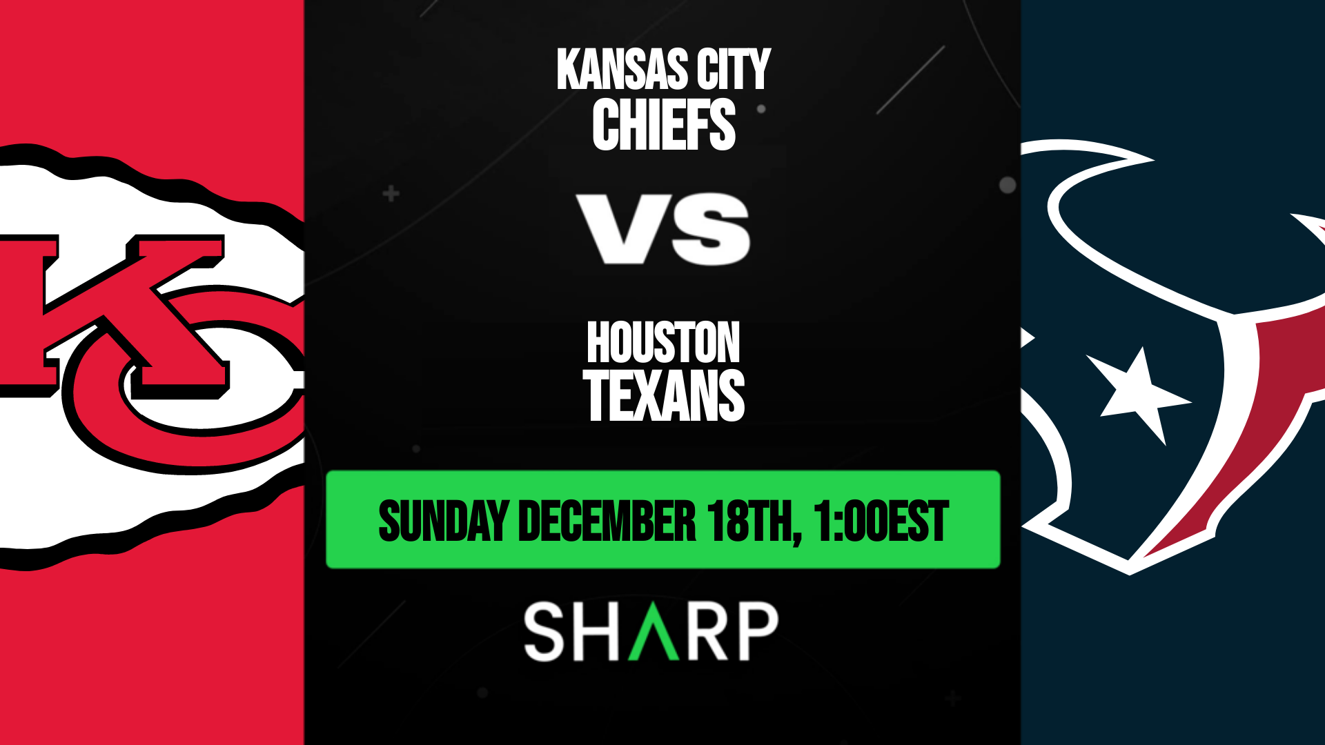 Kansas City Chiefs vs Houston Texans Matchup Preview - December 18th, 2022