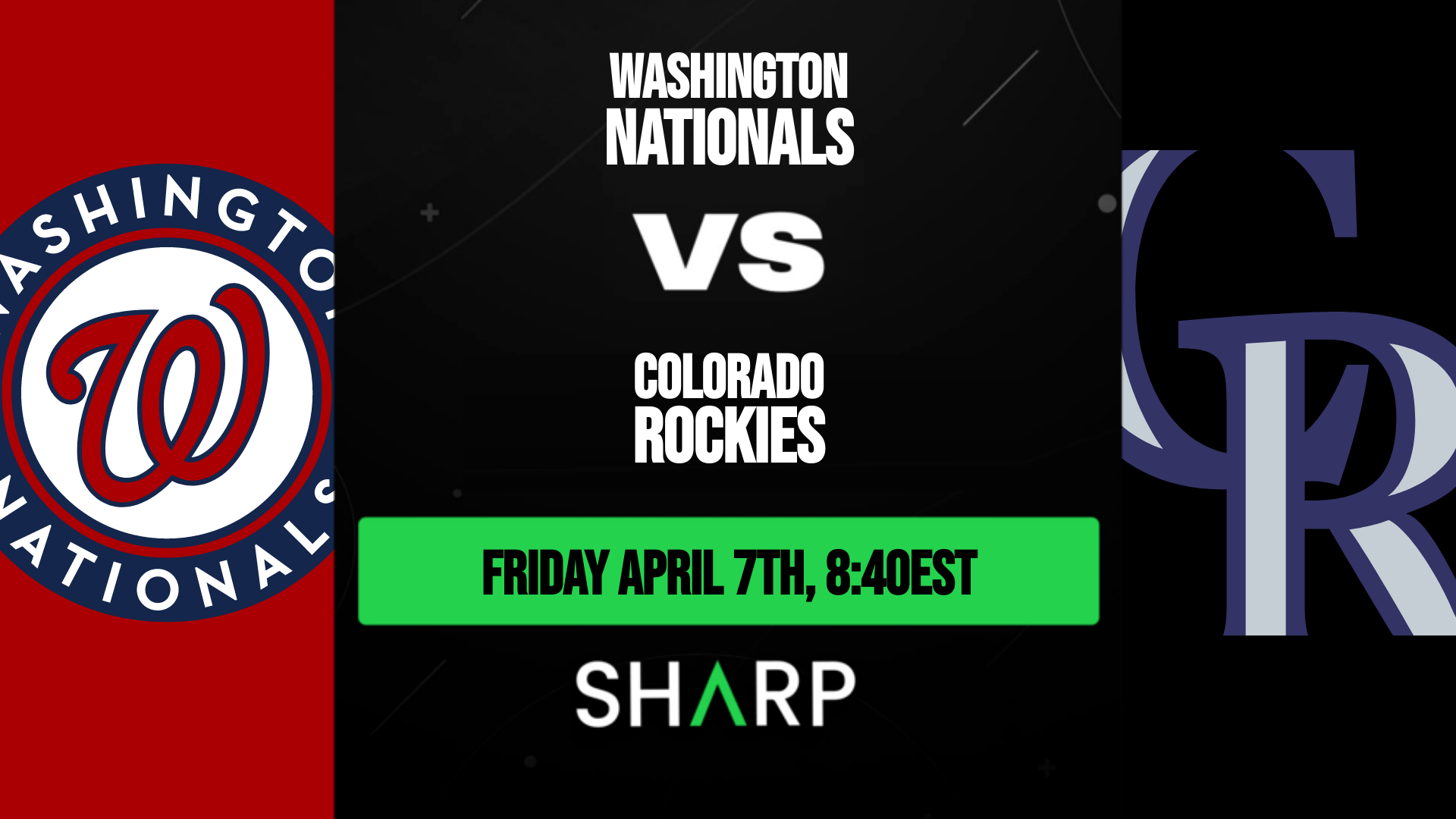 Washington Nationals vs Colorado Rockies