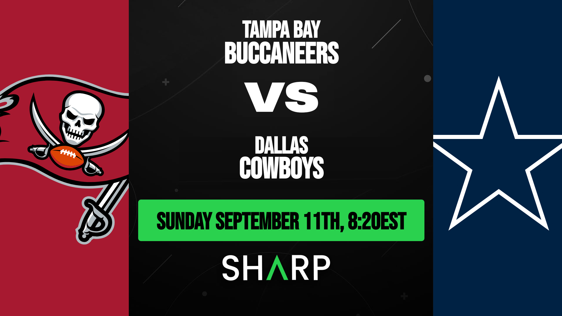 Tampa Bay Buccaneers @ Dallas Cowboys Matchup Preview - September 11th, 2022