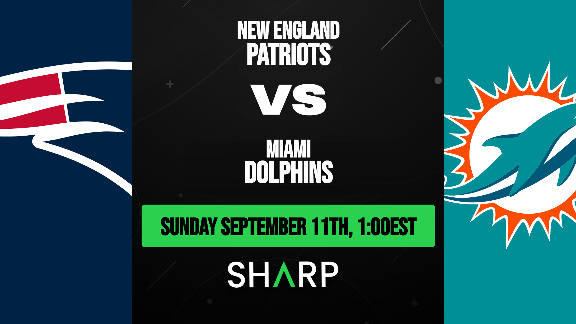 New England Patriots vs Miami Dolphins - September 11, 2022