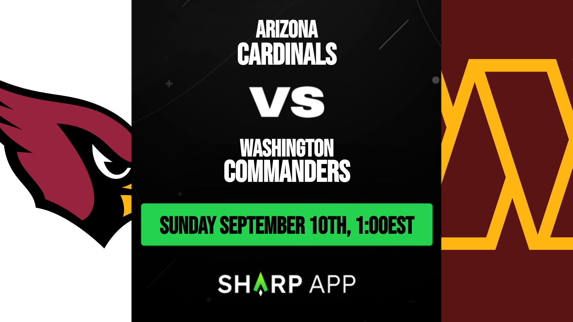 Cardinals vs. Commanders Player Props & Odds – Week 1