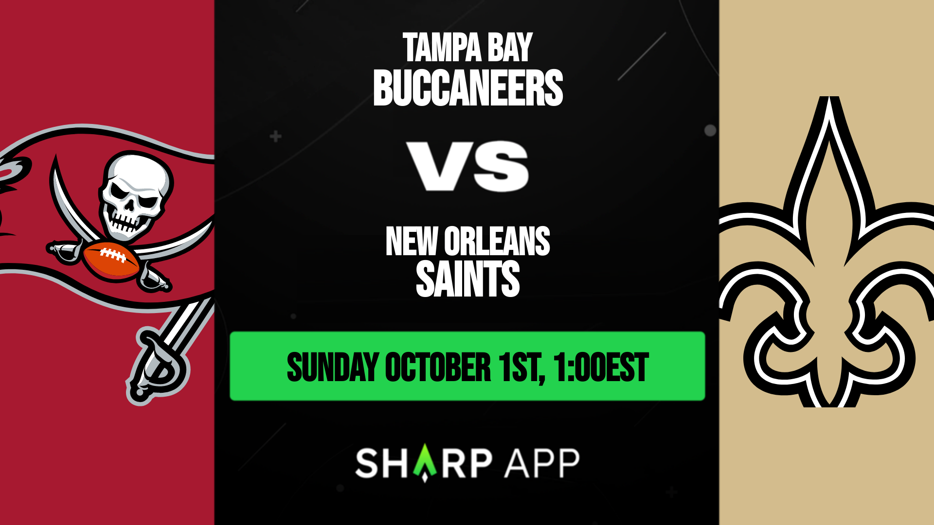 New Orleans Saints vs. Tampa Bay Buccaneers Tickets, 1st October