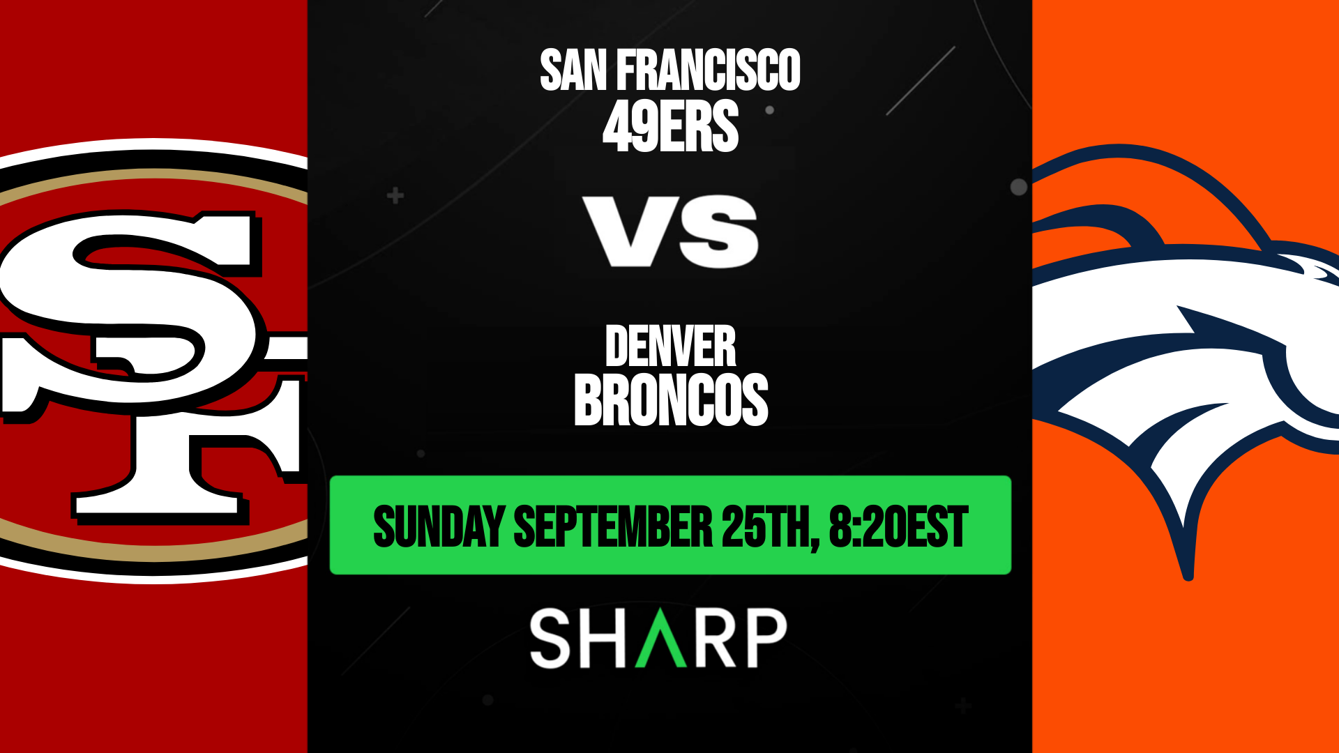 San Francisco 49ers vs Denver Broncos Matchup Preview - September 25th,  2022