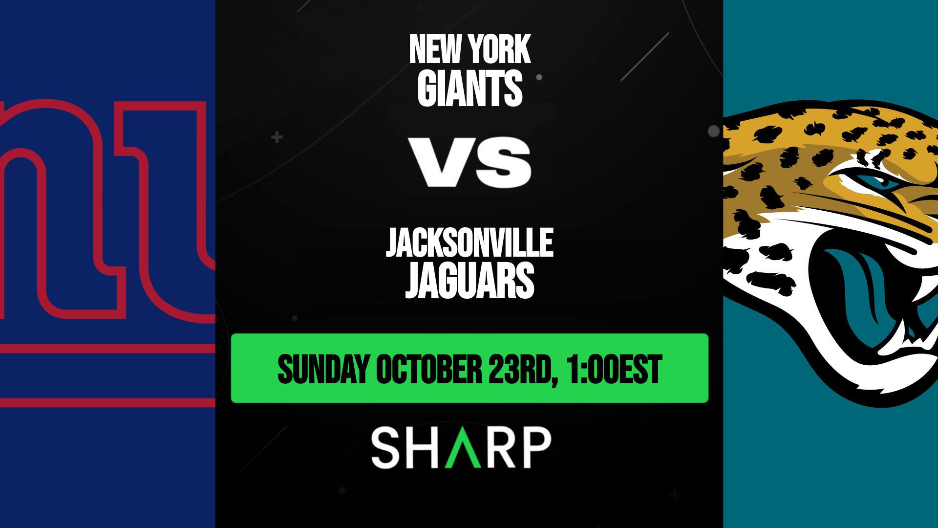 Giants vs. Jaguars: October 23, 2022