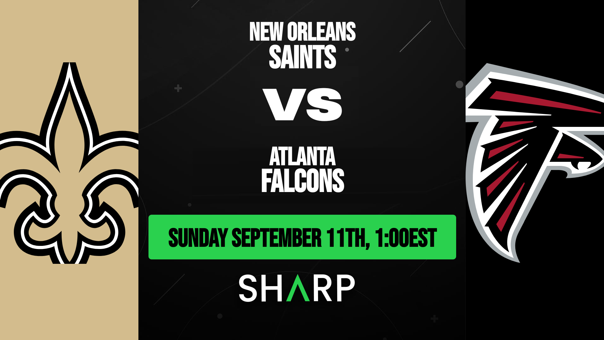 New Orleans Saints vs. Atlanta Falcons on September 11, 2022