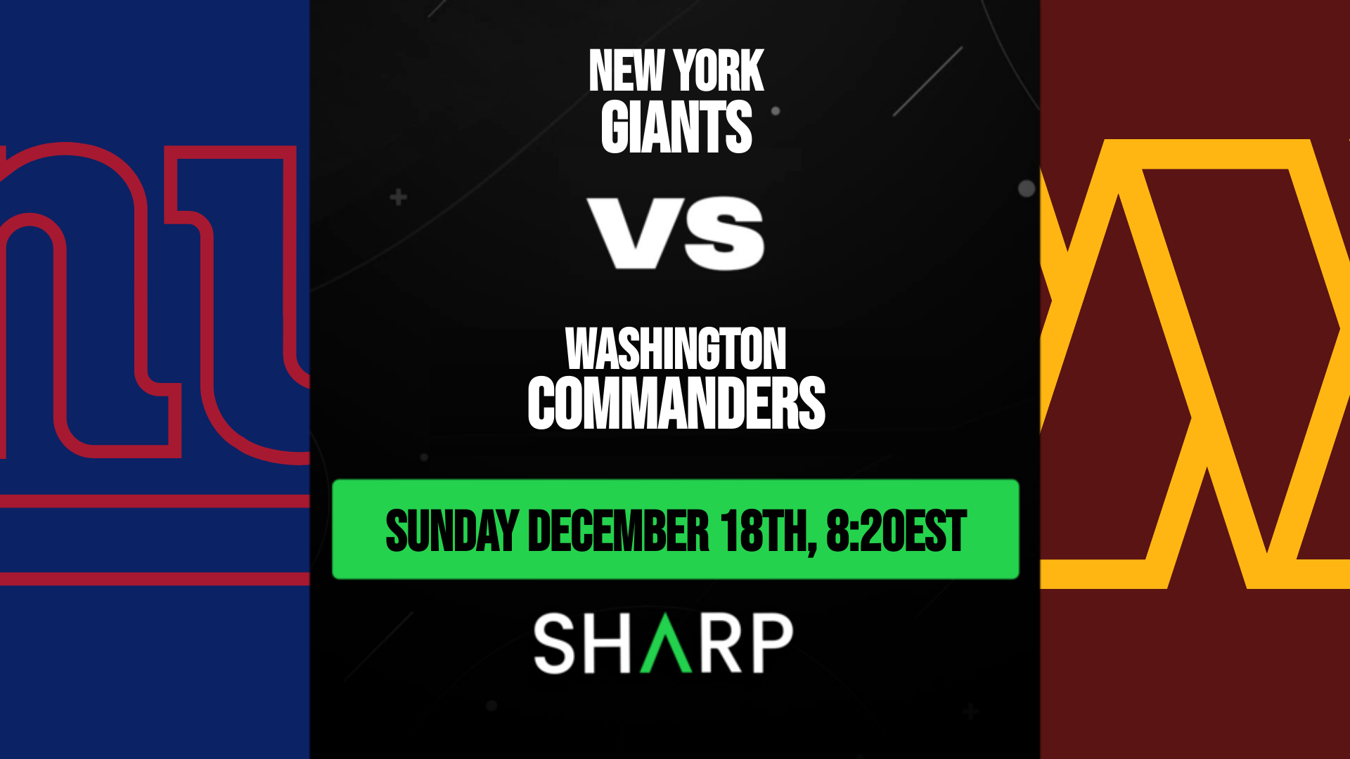 New York Giants vs. Washington Commanders