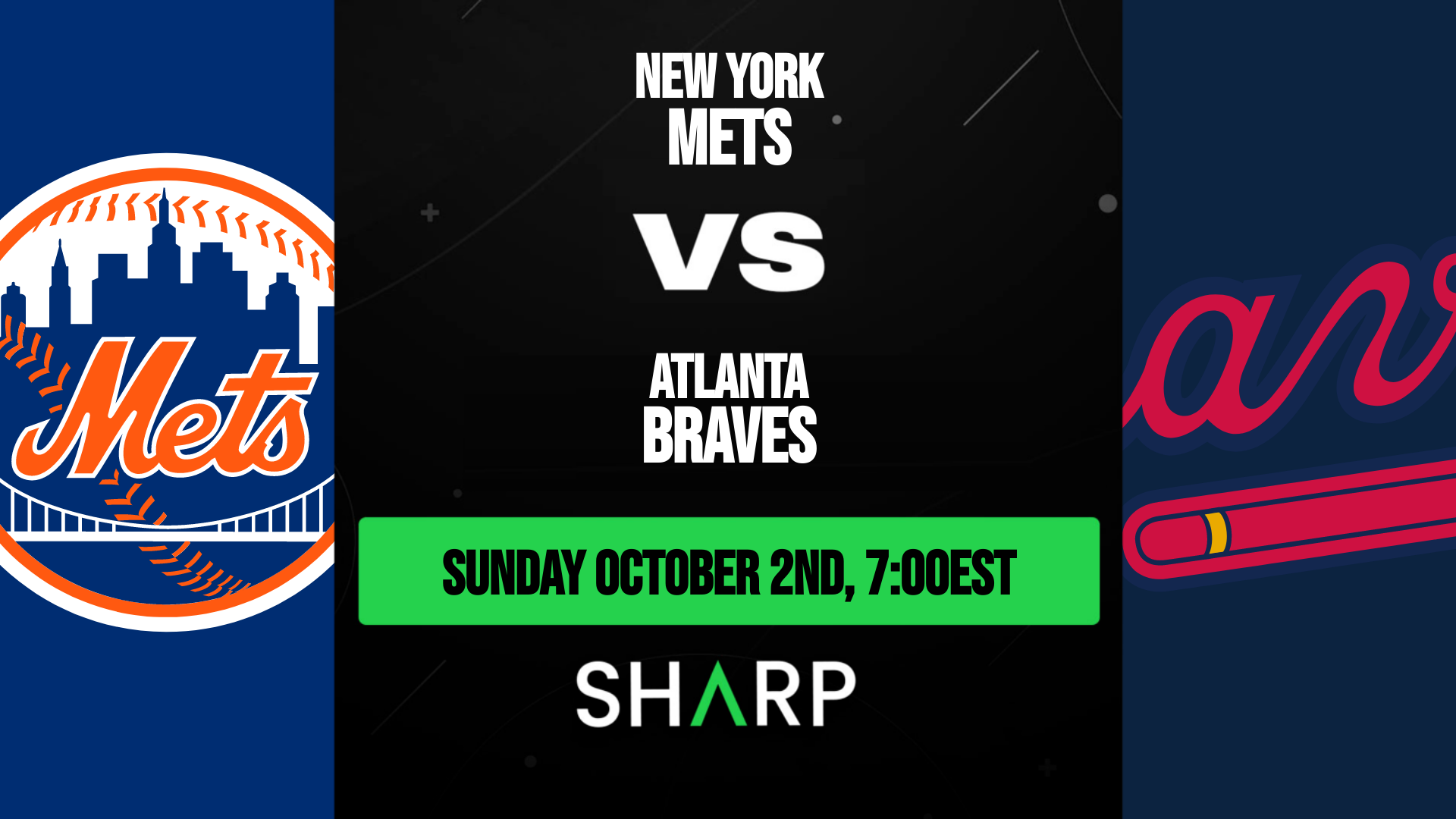 New York Mets Vs Atlanta Braves Matchup Preview - October 2nd, 2022 ...