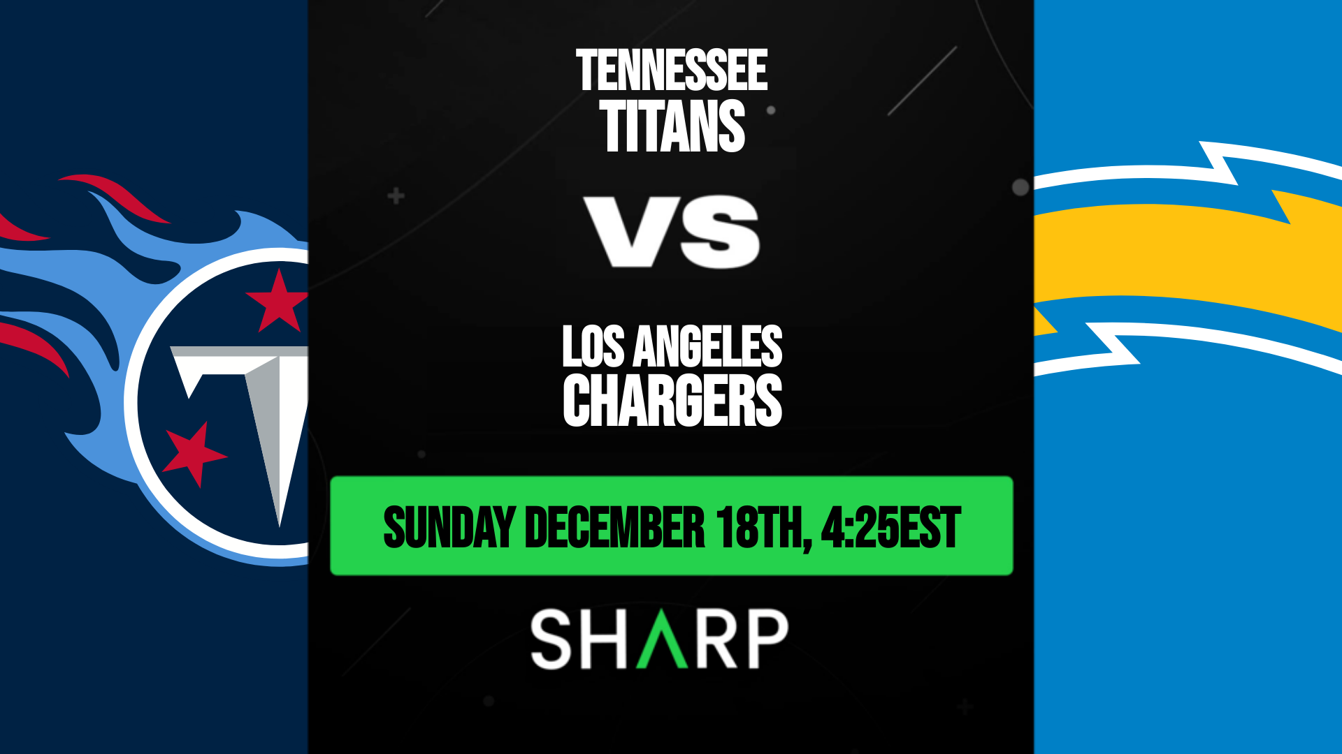 Tennessee Titans vs Los Angeles Chargers - December 18, 2022