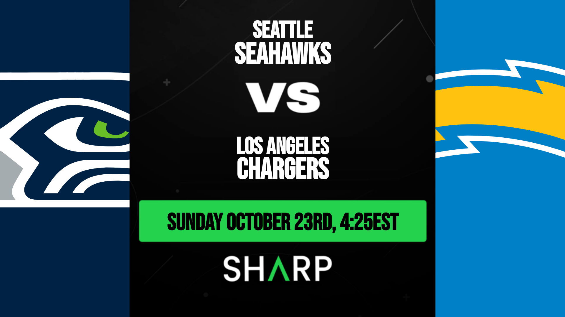 Seattle Seahawks vs Los Angeles Chargers - October 23, 2022