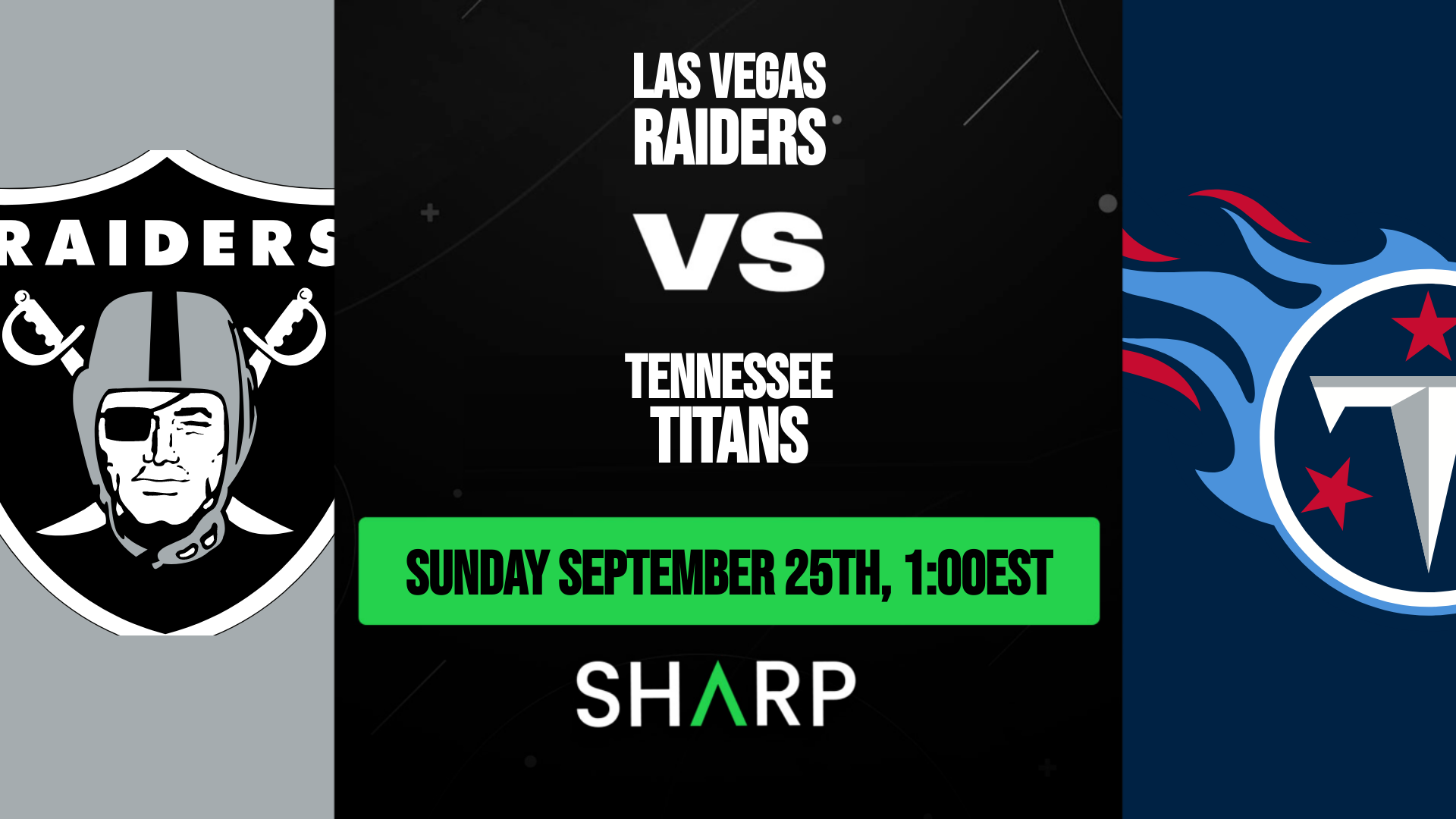Las Vegas Raiders vs Tennessee Titans Matchup Preview - September 25th, 2022