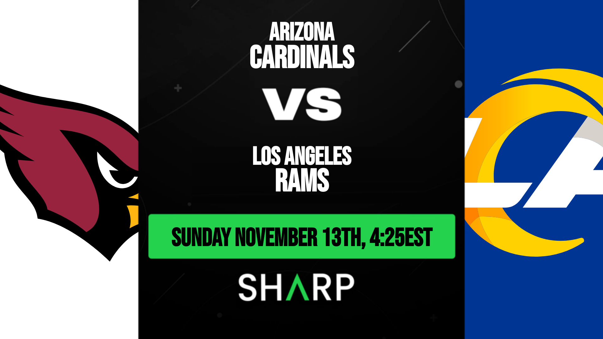 Arizona Cardinals vs Los Angeles Rams Matchup Preview November 13th