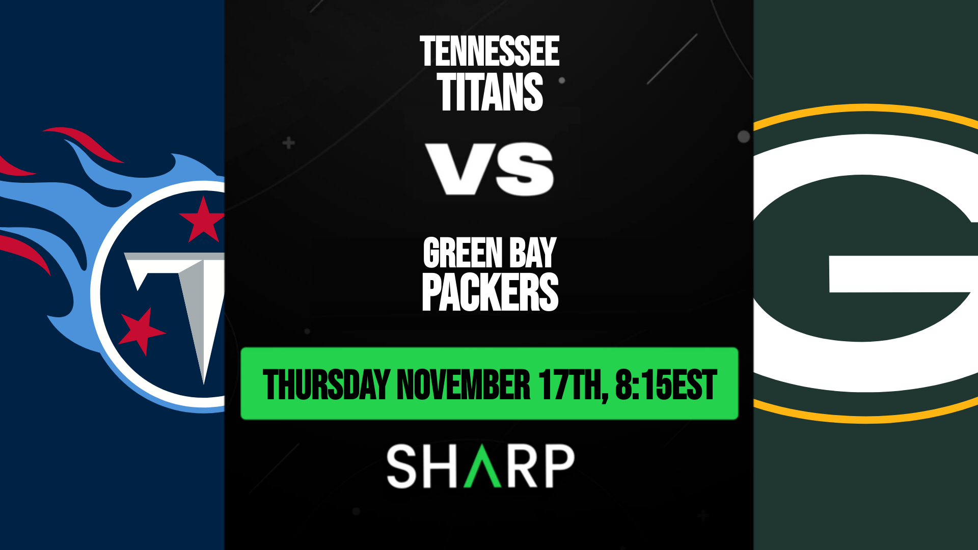 Tennessee Titans vs. Green Bay Packers Betting Odds, Trends and Predictions  – Thursday, November 17, 2022 - OddsShopper